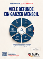 Kampagnenplakat: Motiv 04: Viele Befunde. Ein ganzer Mensch.