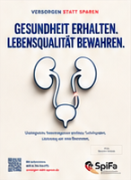 Kampagnenplakat: Motiv 09: Gesundheit erhalten. Lebensqualität bewahren.